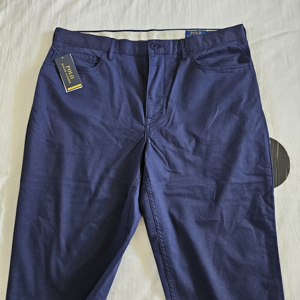 Polo Ralph Lauren Active Fit Performance Wicking Navy Blue Men's Size 36x32 - Picture 4 of 8